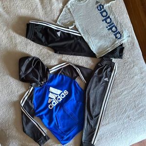 Lot of 2 Adidas Outfits Size 7 and Size 8.